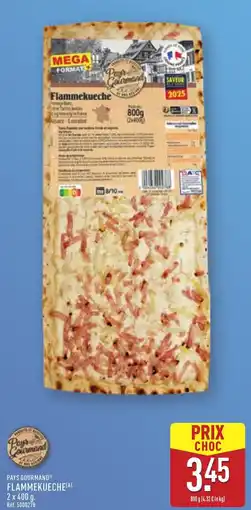 ALDI Pays gourmand flammekueche offre