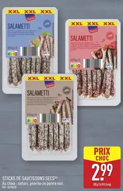 ALDI Sticks de saucissons secs offre