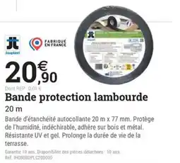 Espace emeraude Bande protection lambourde offre