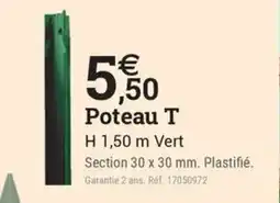 Espace emeraude Poteau T offre