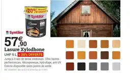 Espace emeraude SYNTILOR Lasure Xylodhone offre