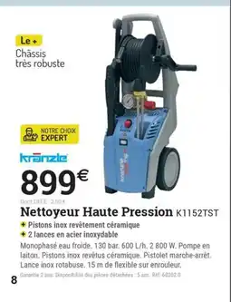 Espace emeraude Nettoyeur Haute Pression K1152TST offre