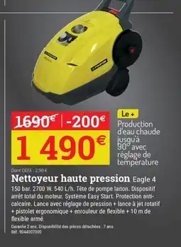 Espace emeraude Nettoyeur haute pression offre