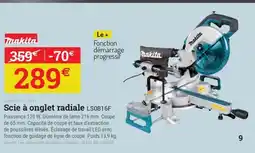 Espace emeraude Scie à onglet radiale offre