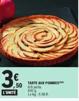 E.Leclerc Express Tarte aux pommes offre