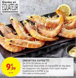 Intermarché Hyper Crevettes cuites offre