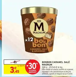Intermarché Hyper MAGNUM Bonbon caramel salé offre
