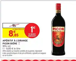Intermarché Hyper PICON BIÈRE Apéritif à l'orange offre