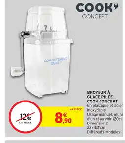 Intermarché Hyper Broyeur à glace pilée cook concept offre