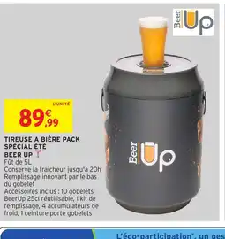 Intermarché Hyper Tireuse a bière pack spécial été offre
