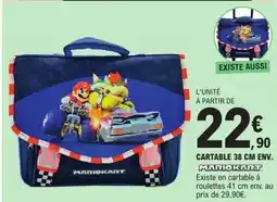 E.Leclerc MARIOKART Cartable offre