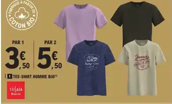E.Leclerc Tee-shirt homme bio offre