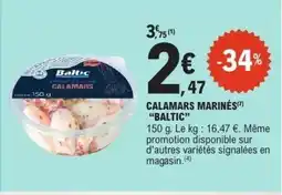 E.Leclerc BASTIC Calamars marinés offre