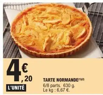 E.Leclerc Tarte normande offre