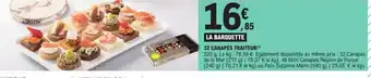 E.Leclerc 32 canapés traiteur offre
