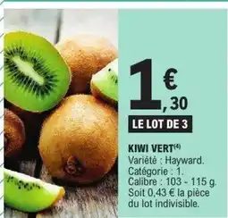E.Leclerc Kiwi vert offre