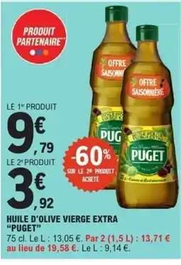 E.Leclerc PUGET Huile d'olive vierge extra offre