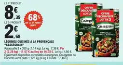 E.Leclerc CASSEGRAIN Légumes cuisinés à la provençale offre