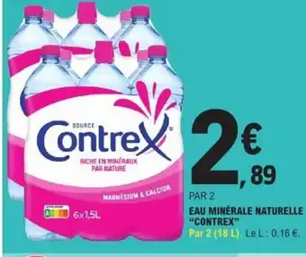 E.Leclerc CONTREX Eau minérale naturelle offre