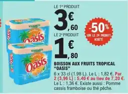 E.Leclerc OASIS Boisson aux fruits tropical offre