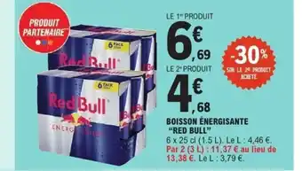 E.Leclerc RED BULL Boisson énergisante offre