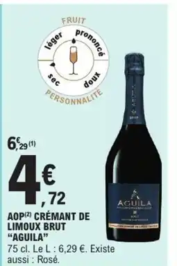 E.Leclerc AGUILA Aop crémant de limoux brut offre