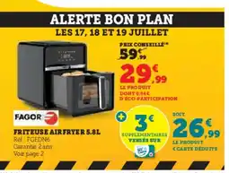 Hyper U FAGOR Friteuse airfryer offre