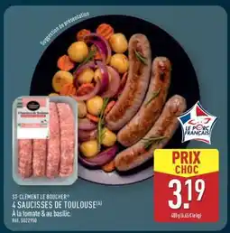 ALDI 4 saucisses de Toulouse offre