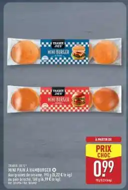 ALDI TRADER JOE'S MINI PAIN À HAMBURGER offre