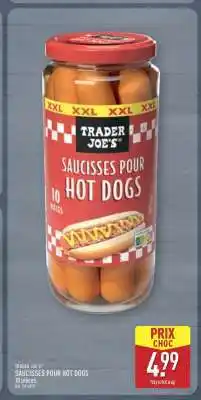 ALDI SAUCISSES POUR HOT DOGS offre