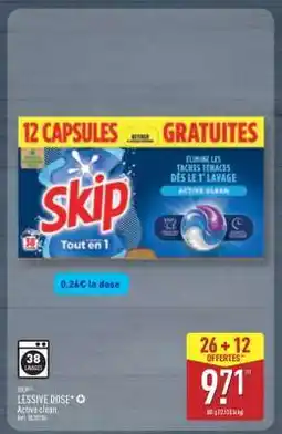 ALDI SKIP LESSIVE DOSE offre