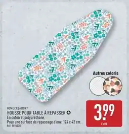 ALDI HOME CREATION HOUSSE POUR TABLE À REPASSER offre
