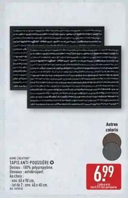 ALDI Tapis Anti-Poussiere offre