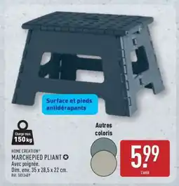 ALDI MARCHEPIED PLIANT offre