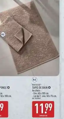 ALDI NOVITESSE TAPIS DE BAIN offre