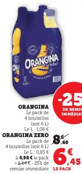 Hyper U ORANGINA offre