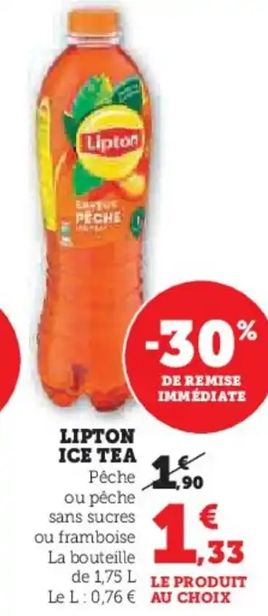 Hyper U LIPTON Ice tea offre