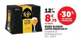 Hyper U LEFFE Biere blonde prestige 8° offre