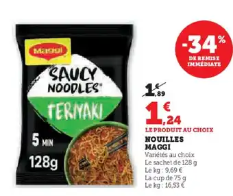 Hyper U MAGGI Nouilles offre