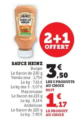 Hyper U HEINZ Sauce offre