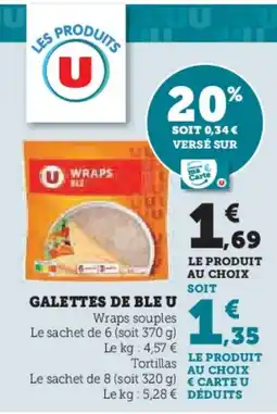 Hyper U U Galettes de ble offre