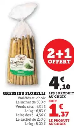 Hyper U FLORELLI Gressins offre