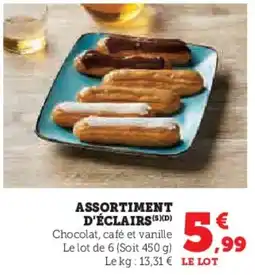 Hyper U Assortiment d'éclairs offre