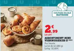 Hyper U U Assortiment mini viennoiseries offre