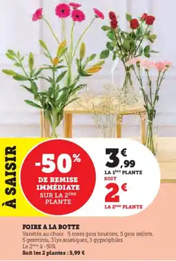 Hyper U Foire a la botte offre