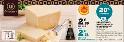 Hyper U U SAVEURS Parmigiano reggiano aop offre