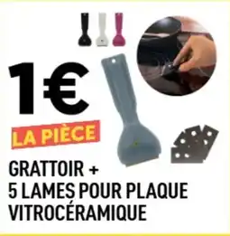 Centrakor Grattoir + 5 lames pour plaque vitrocéramique offre