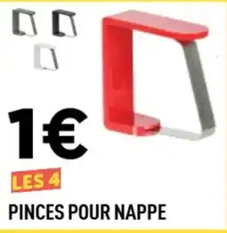 Centrakor Pinces pour nappe offre