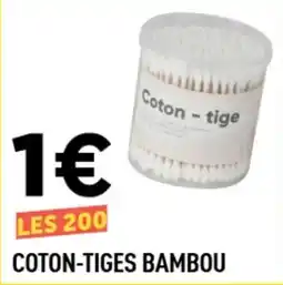 Centrakor Coton-tiges bambou offre