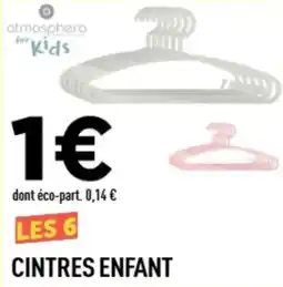 Centrakor Cintres enfant offre